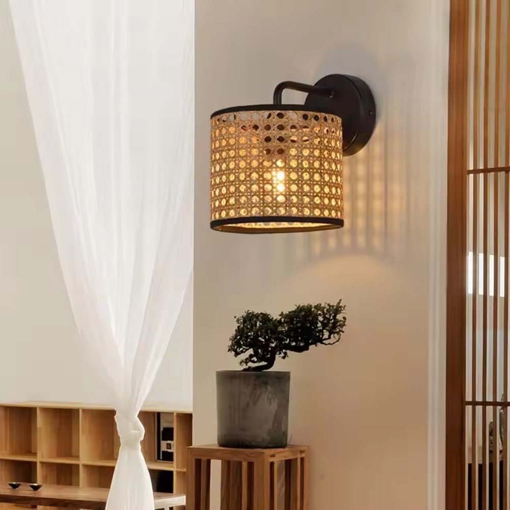 Wall Lamp | Cane Webbing Wall Lamp LP-17